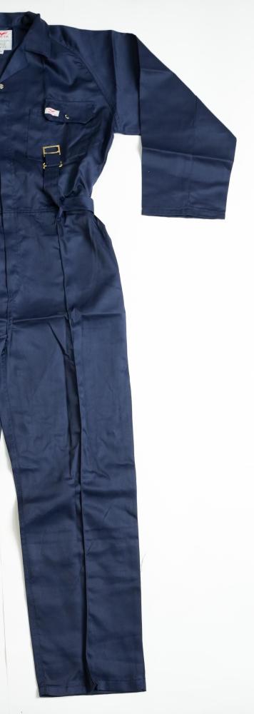 Worker's suit navy blue one-piece jumpsuit