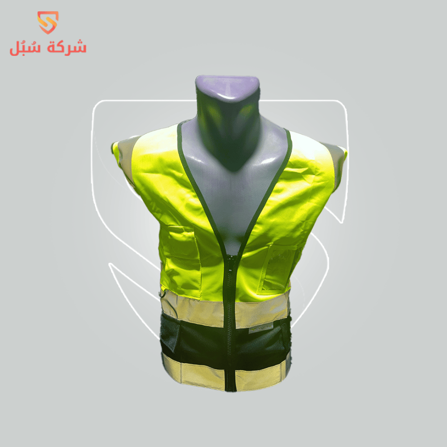 سترة عاكسة ذات جودة عالية سهلة الإرتداء مزدوجة الالوان