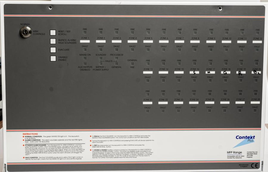 Contex ordinary English alarm panel 28 zones