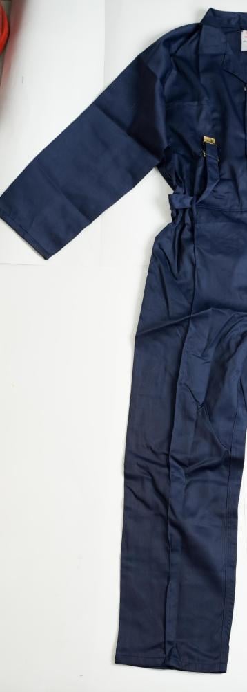 Worker's suit navy blue one-piece jumpsuit