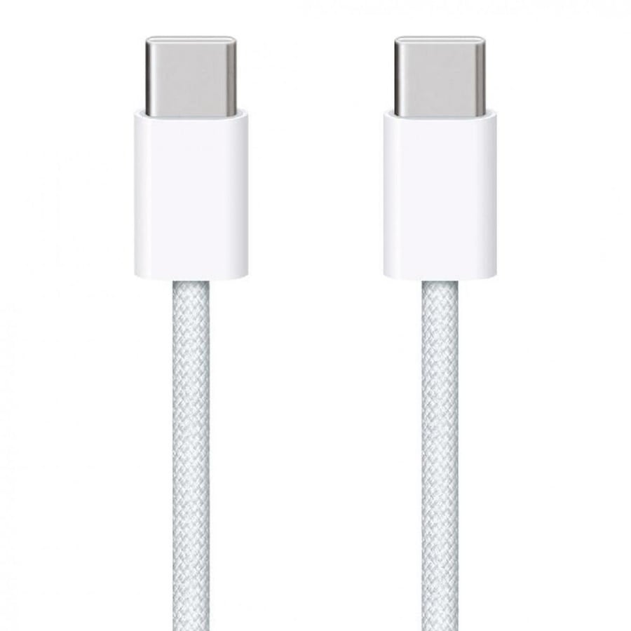 كيبل ايفون الأصلي 1 متر 60 واط منفذ USB-C الى USB-C ماركة ابل ضمان حاسبات العرب الاصلي