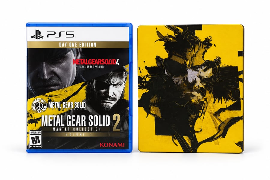 Metal Gear Solid: Master Collection Vol. 2 – Day One Edition + SteelBook – PS5 – New & Factory Sealed