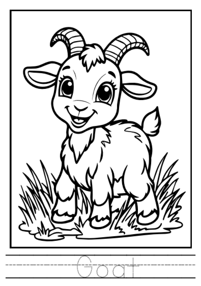 كتيب تلوين وتتبع أسماء حيوانات المزرعة – للأطفال PDF جاهز للطباعة