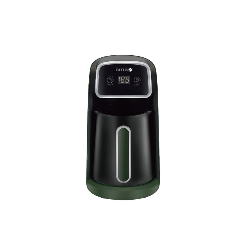 Dots Turkish Coffee Machine 250ml, 600 Watt, Digital Display, Heating BCT1015D2