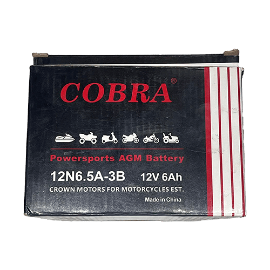 بطارية دراجة نارية COBRA 12N6.5A-3B