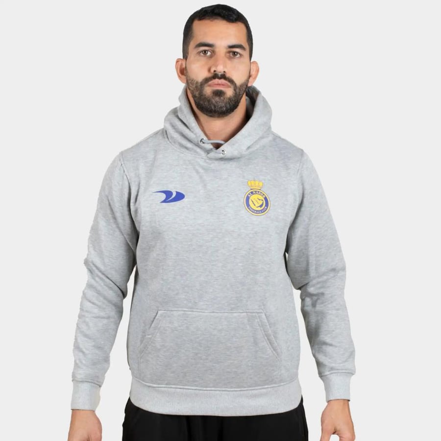بلوفر نادي النصر اللون الرمادي