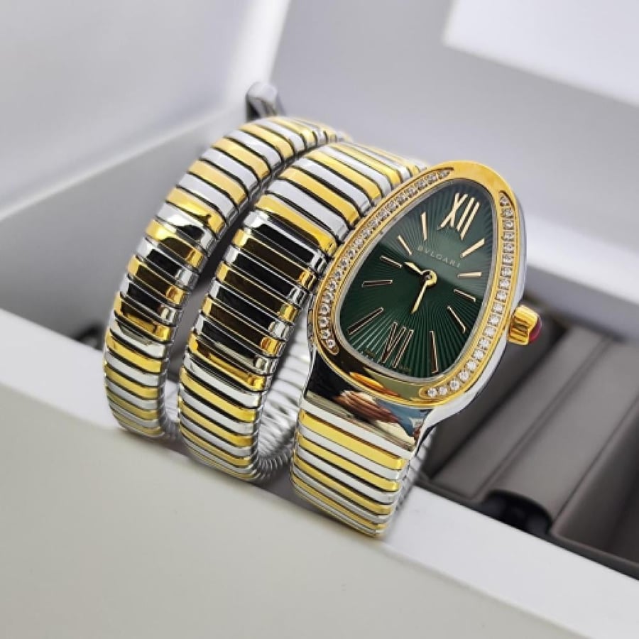 Bulgari women's watch with crystal
