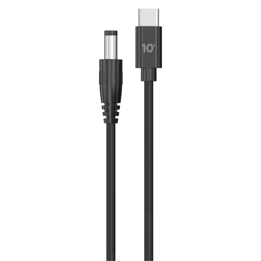 تن بلس كيبل USB-C إلى DC 5.5 لتشغيل الراوتر من الباور بانك والسيارة والشاحن بطول 1.1 متر
