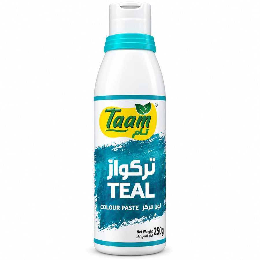 تام معجون مركز لون تركواز 250 مل - Tam Turquoise Concentrated Paste 250ml