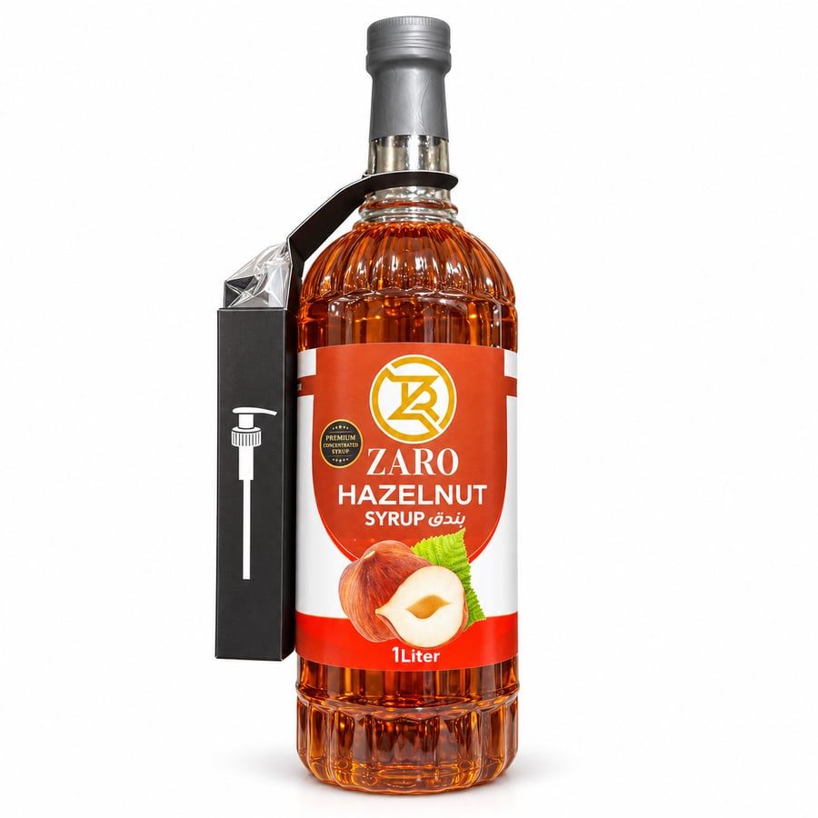 زارو شراب البندق 1 لتر - Zaro Hazelnut Syrup 1L