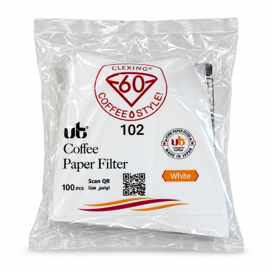 يو بي فلتر قهوة شد 100 حبة - UP Coffee Filters Pack of 100