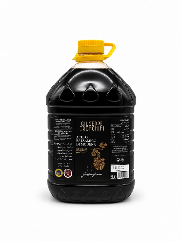 خل بلسمك من مودينا جيوسبي كريمونيني 5 لتر – Giuseppe Cremonini Balsamic Vinegar of Modena 5 L