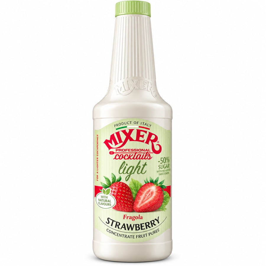 ميكسر هريس الفراولة لايت 1 لتر - Mixer Strawberry Purée Light 1L
