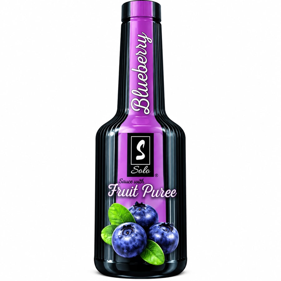 صولو بلو بيري توبينج 1.250 جم  - Solo Blueberry Topping 1.250 gm