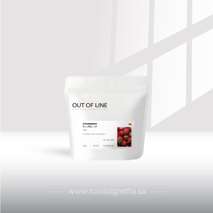 اوت اوف لاين قهوة فراولة كولومبي 125 جم -Out of Line Colombian Strawberry Coffee 125g