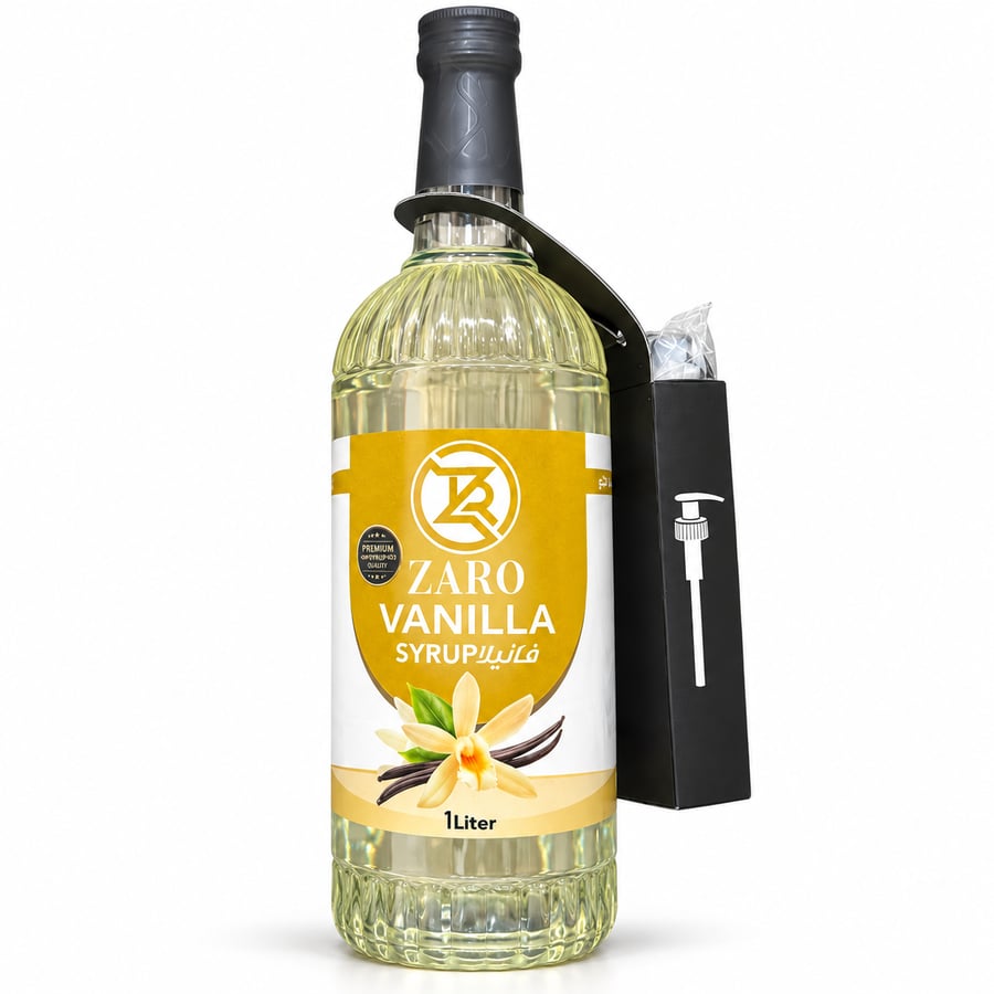 زارو شراب الفانيليا 1 لتر - Zaro Vanilla Syrup 1L