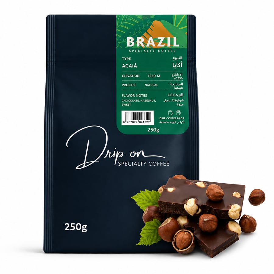 قهوة برازيلي أكيا 250 جرام - Brazilian Coffee Akia 250g Drip-On
