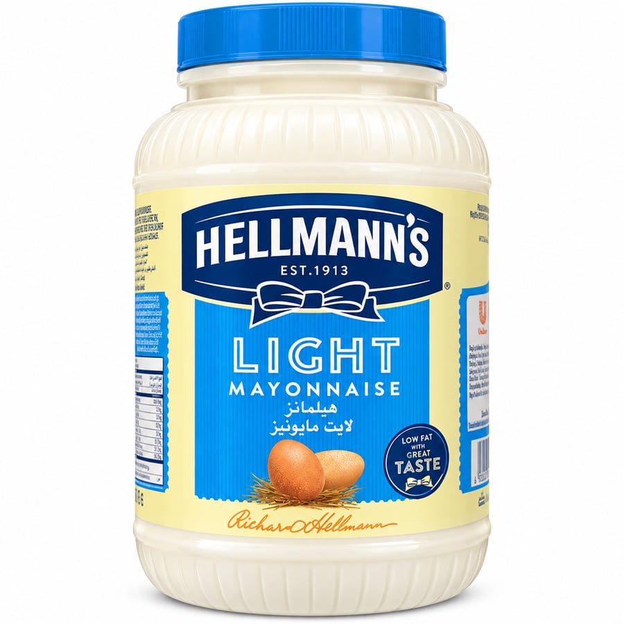 هيلمنز مايونيز لايت 3.78 كيلو - Hellmann's Light Mayonnaise 3.78kg