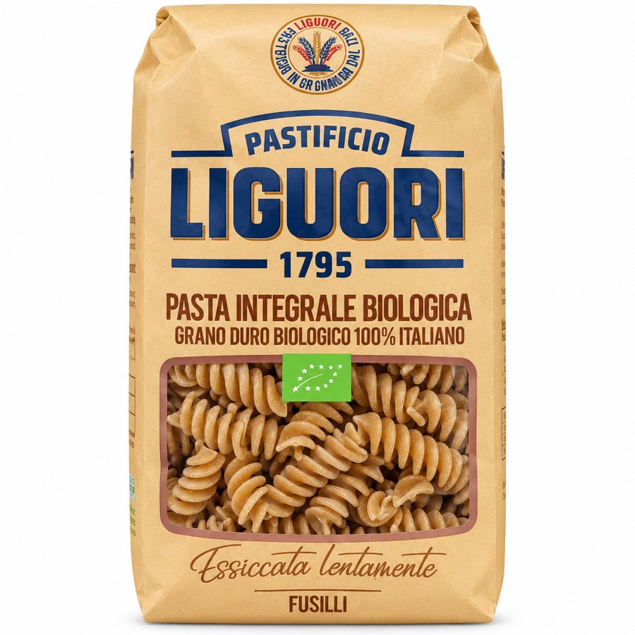 ليغوري مكرونة فوسيلي عضوي 500 جرام - Liguori Organic Fusilli Pasta 500g