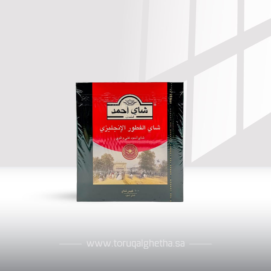 شاي احمد احمر الفطور الانجليزي 100 خيط -Ahmad Tea Red English Breakfast 100 Threads