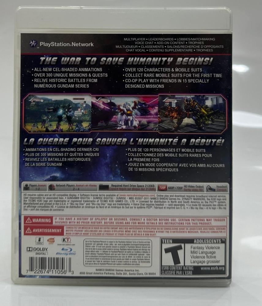 Dynasty Warriors Gundam 3