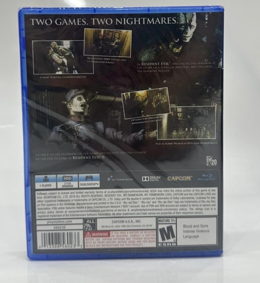 Resident Evil Origins Collection Sealed