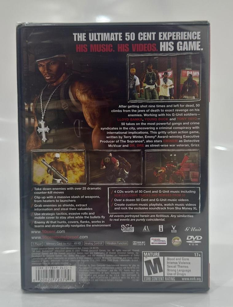 50 Cent Bulletproof Sealed