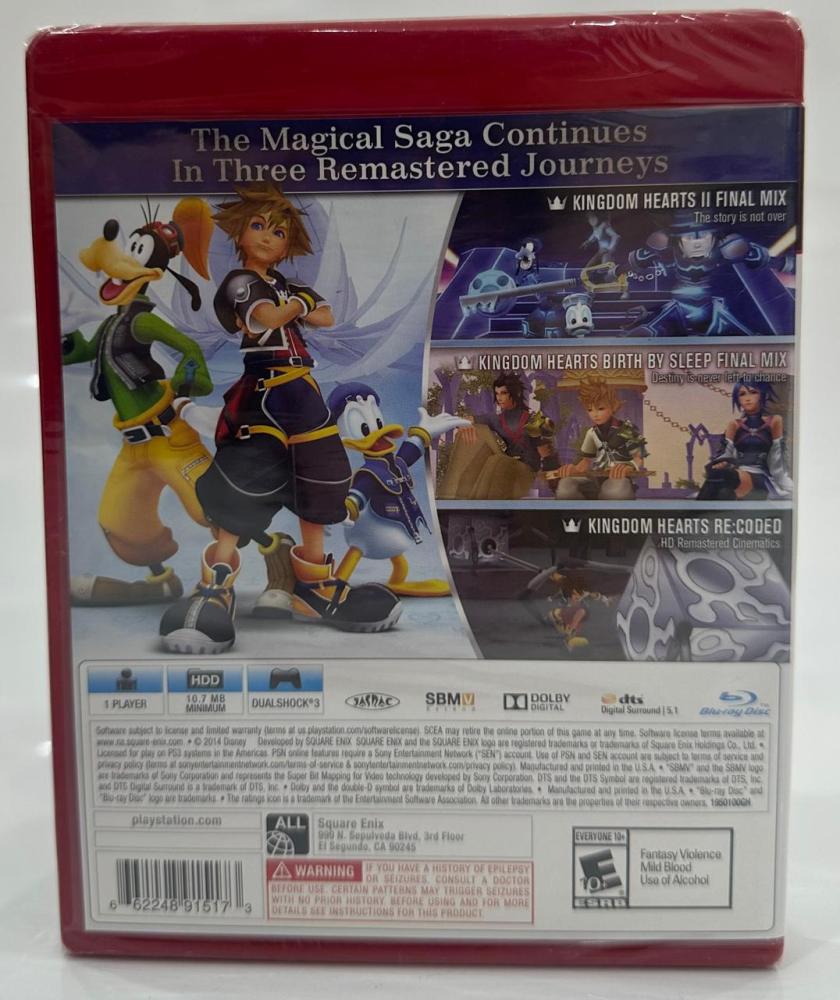 Kingdom Hearts HD 2.5 Remix Sealed