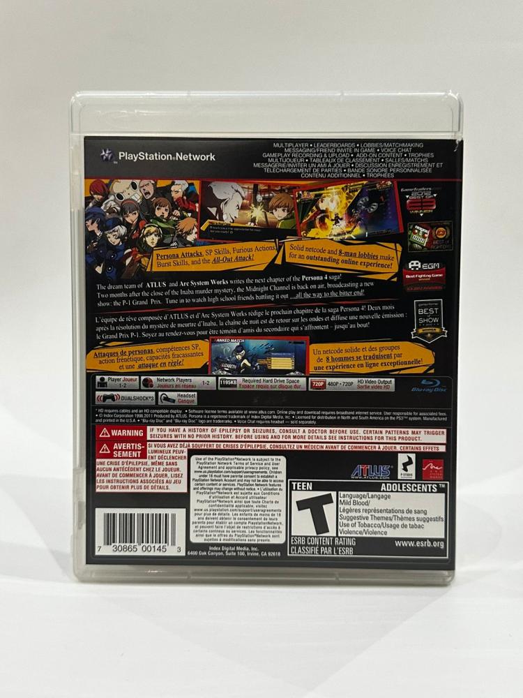 Persona 4 Arena with Sound track CD