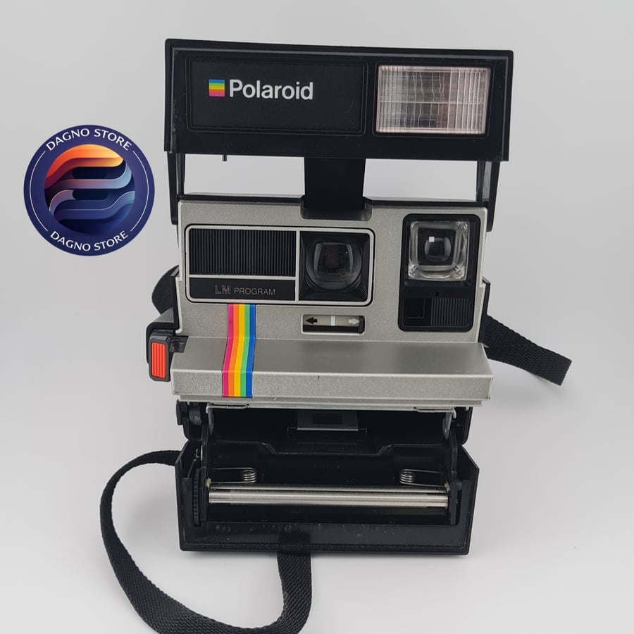 كاميرا فورية كلاسيكية أصلية Polaroid Supercolor 635 LM Program (إصدار قوس قزح)