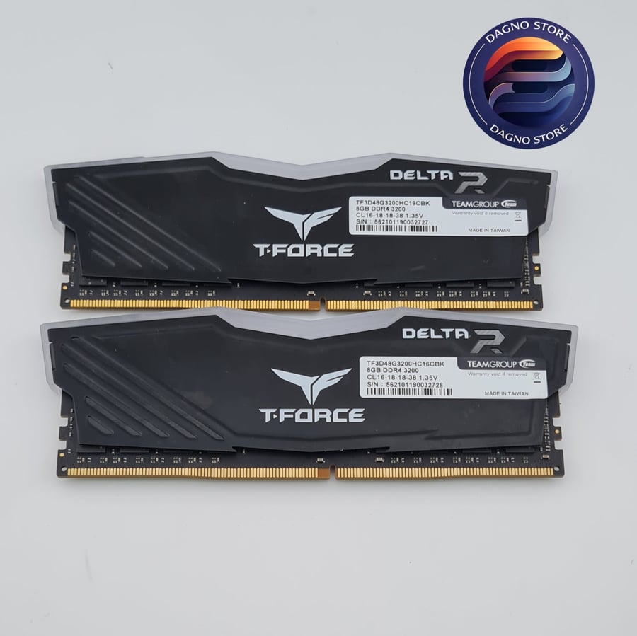 رامات كمبيوتر  TEAMGROUP T-Force Delta RGB DDR4 16GB (2x8GB) 3200MHz