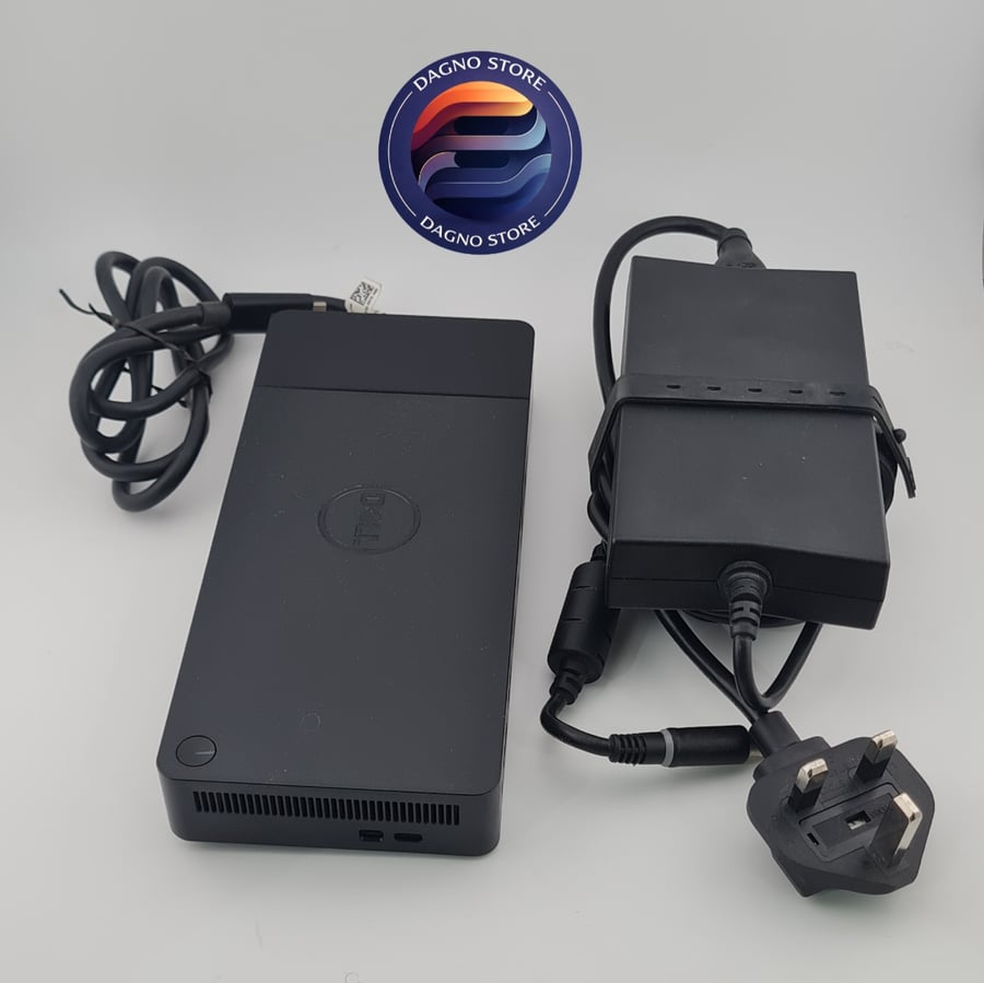 منصة توصيل أصلية ديل Dell Thunderbolt Dock WD19TB / WD19TBS مع الشاحن الأصلي