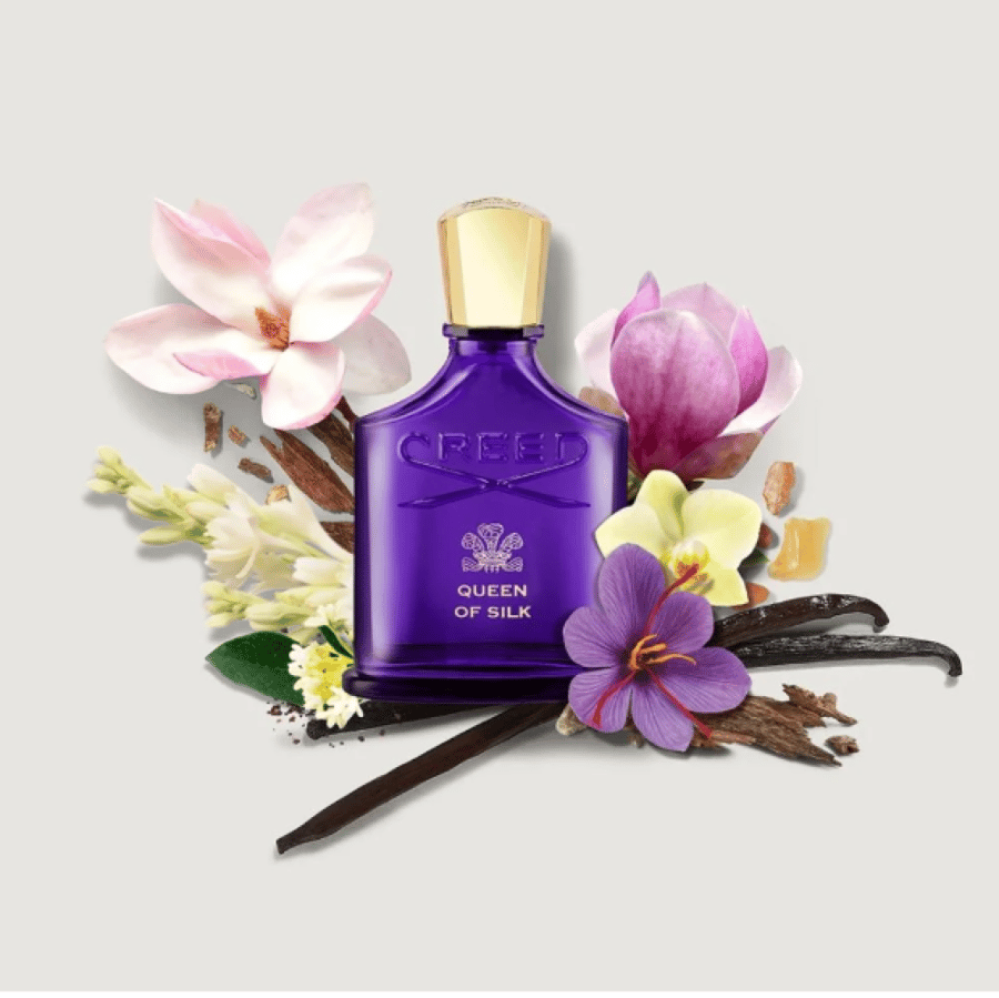 عطر كريد كوين أوف سيلك (Creed Queen of Silk Eau de Parfum 75ml) - عطر شرقي زهري فاخر للنساء.