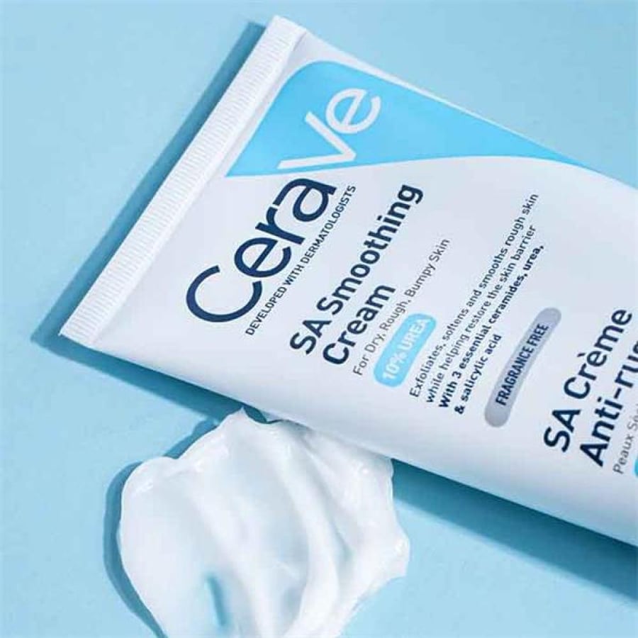 كريم CeraVe SA لتنعيم ‏البشرة الجافة والخشنة والمليئة بالنتوءات 10٪ اليوريا-177مل