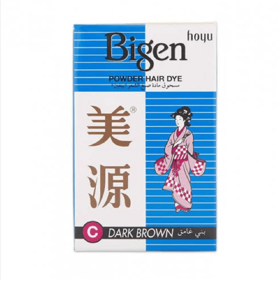 بيجن صبغة الحواجب Bigen powder hair dye dark brown