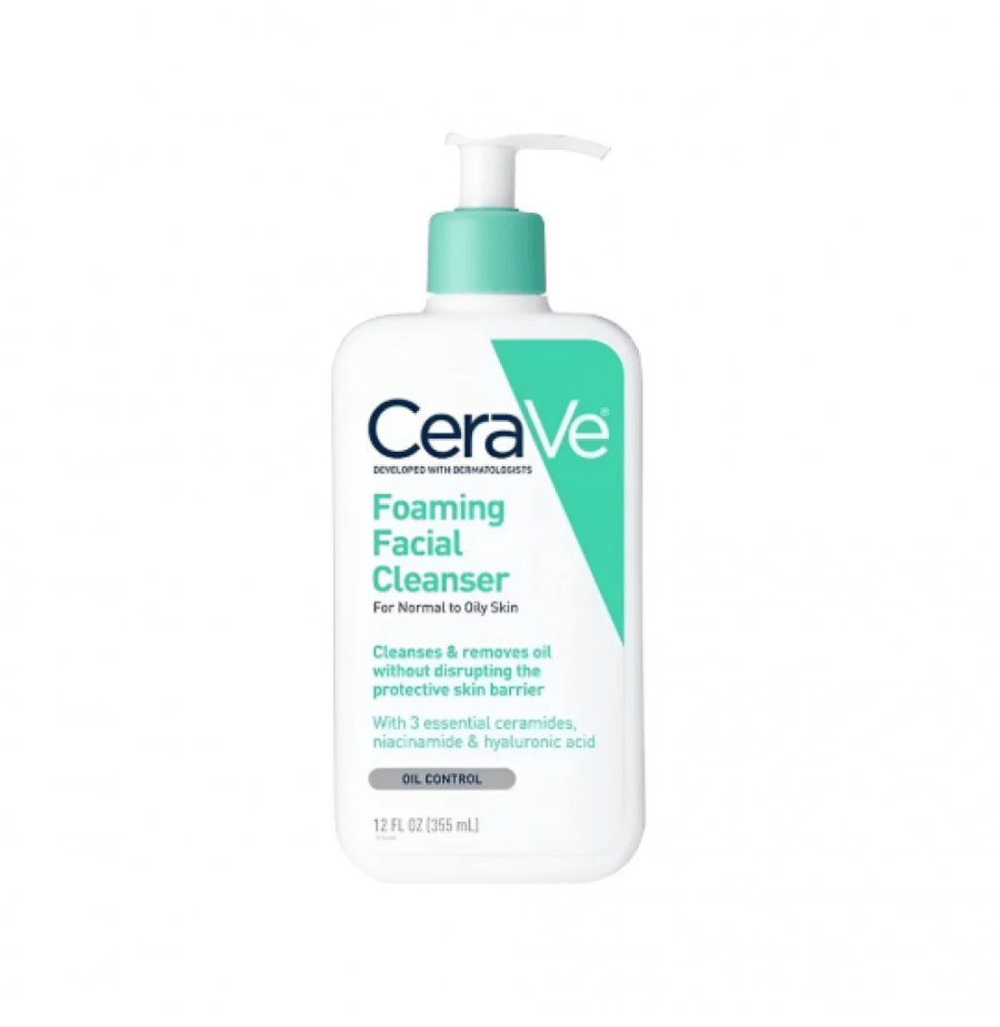 غسول سيرافي للبشرة الدهنية والعادية - 237مل | CeraVe Gentle Foaming Facial Cleanser