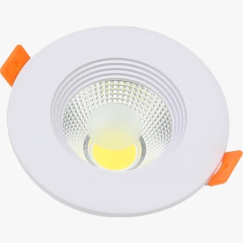 Spotlight flashlight, light color yellow, 7 cm, 7 watts