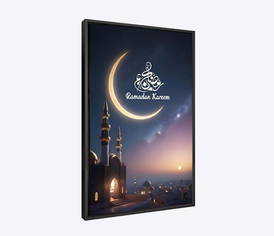 لوحة رمضانية "هلال النور"