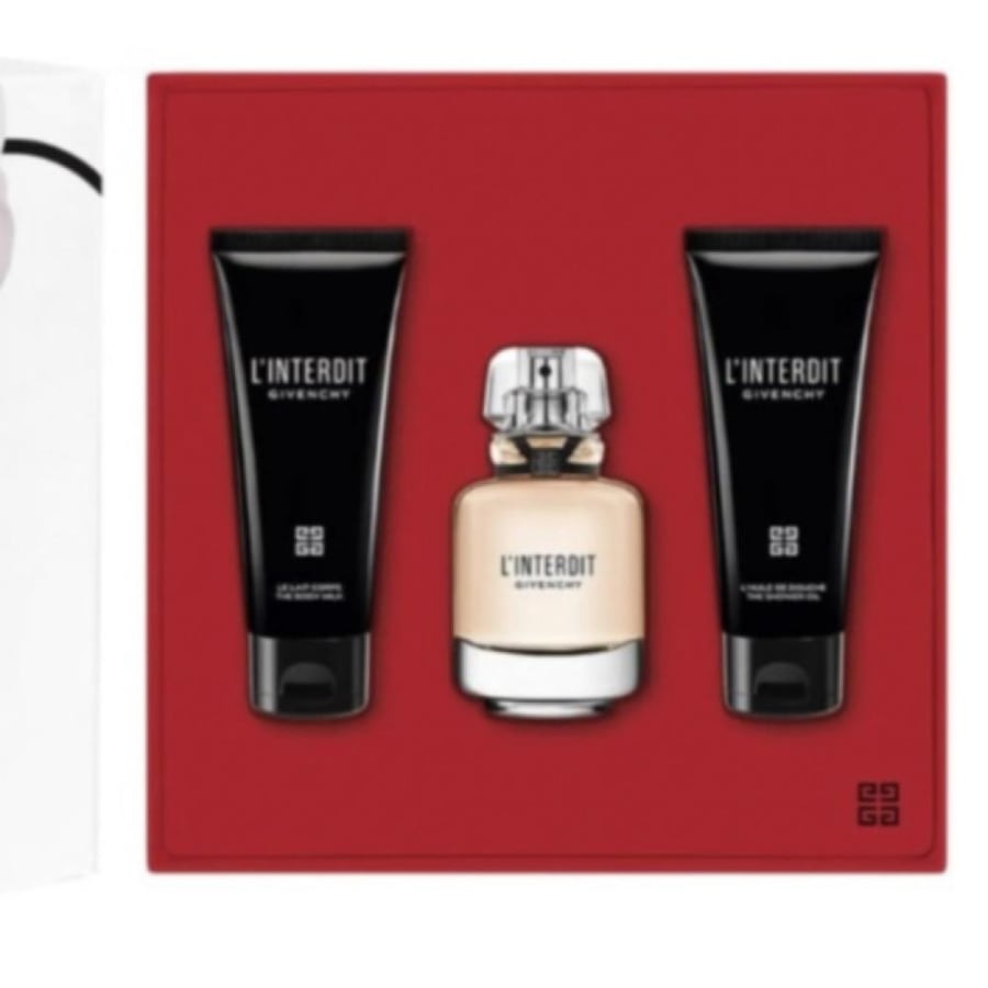 طقم جيفنشي لانتيردي (عطر + منتجات الجسم) للنساء حجم 80 مل — يكتب بالعربية غالباً جيفنشي لانتيردي أو عطر جيفنشي لا انترديت.