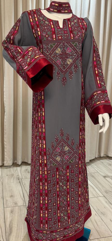 Jordanian embroidered thobe