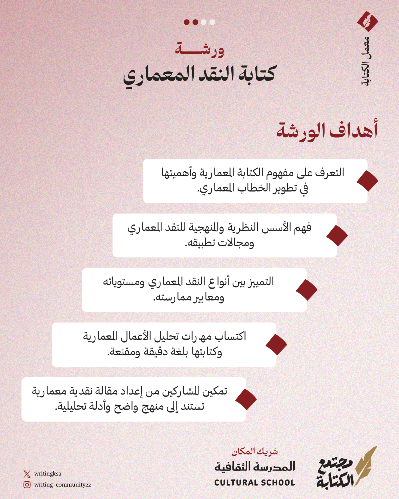 كتابة النقد المعماري