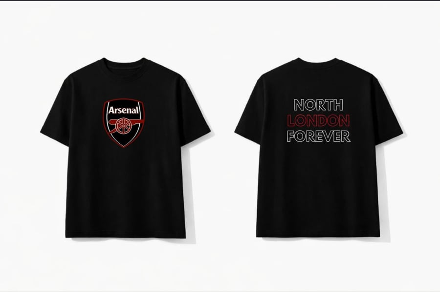 Arsenal black T-shirt