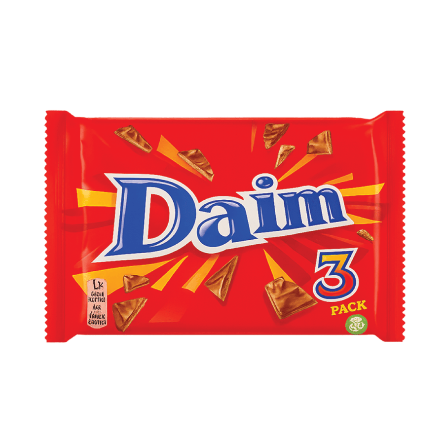 شوكولاته دايم أصابع مع كراميل اللوز