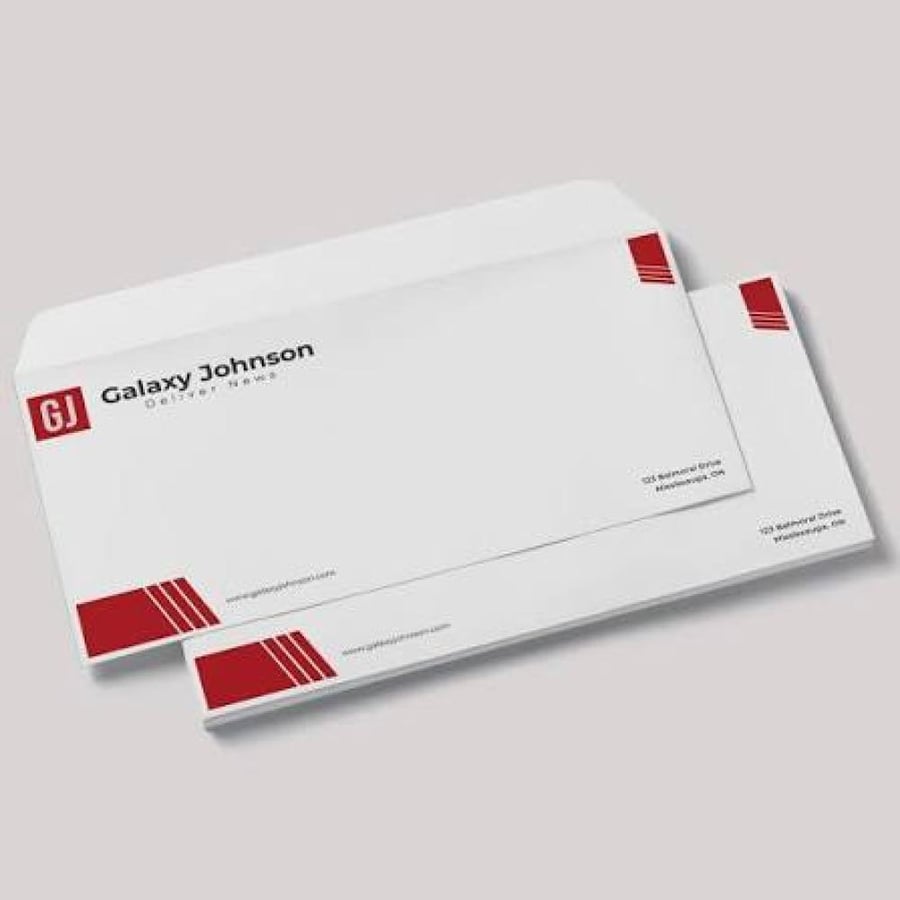 Official envelope printing for companies 16.2*22.9 cm (50 pieces)