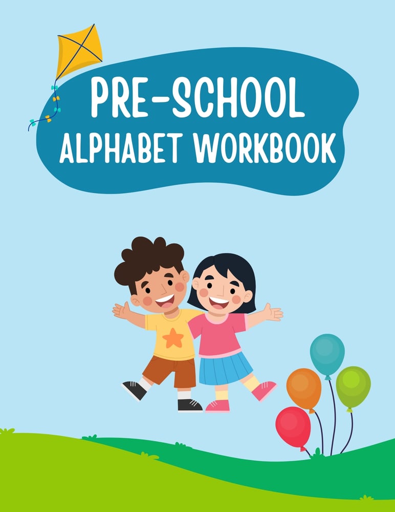 كتاب تدريبات الحروف الأبجدية الإنجليزية للأطفال Pre-School Alphabet Workbook