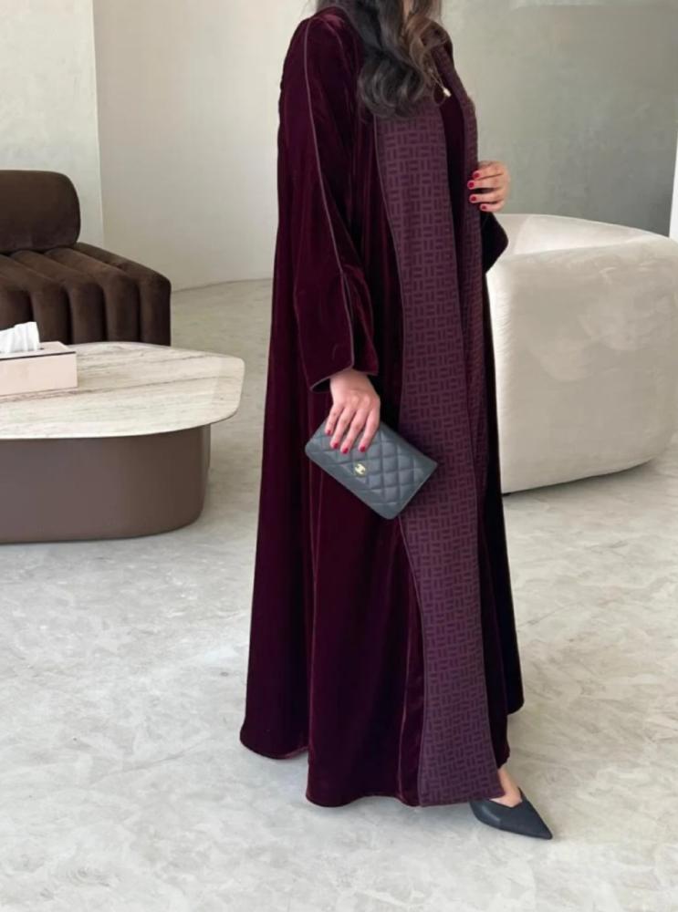 عباية مخملية - عبايات ملك