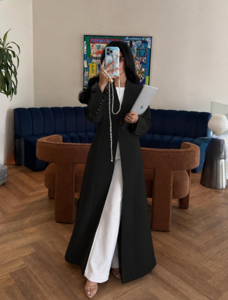 عباية بليزر مينيمات مبطنة تصميم جديدة -متجر ملك