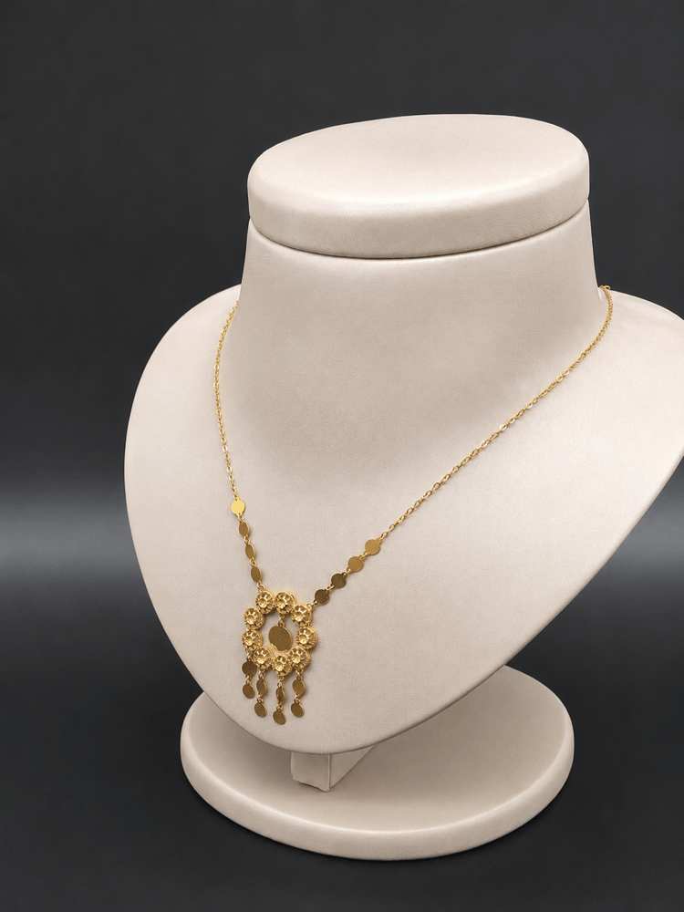 Pure 21-karat gold necklace