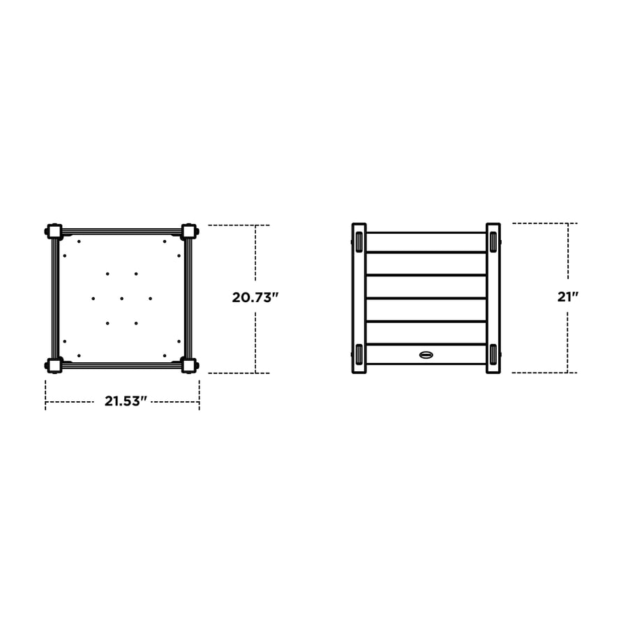 Nautical Large Square Planter Box