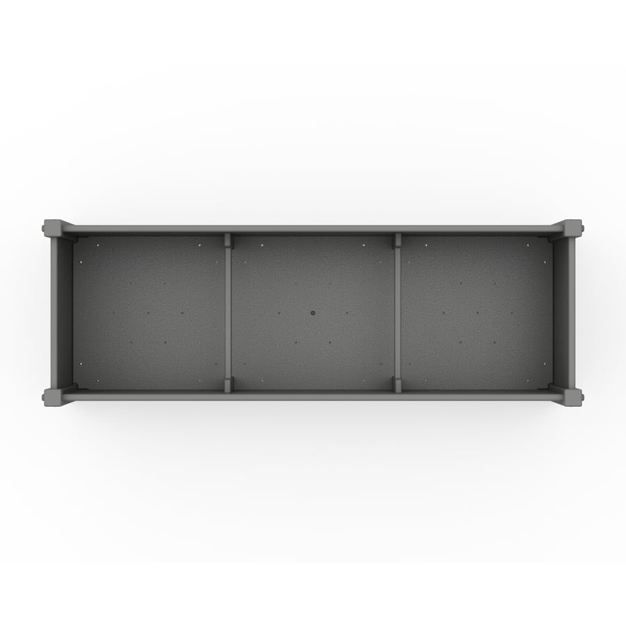 Vineyard Large Rectangle Triple Planter Box